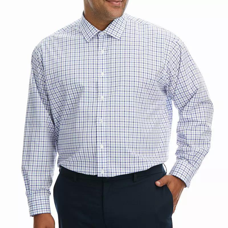 Big & Tall Haggar Premium Comfort Wrinkle Resistant Dress Shirt, Mens Product Image