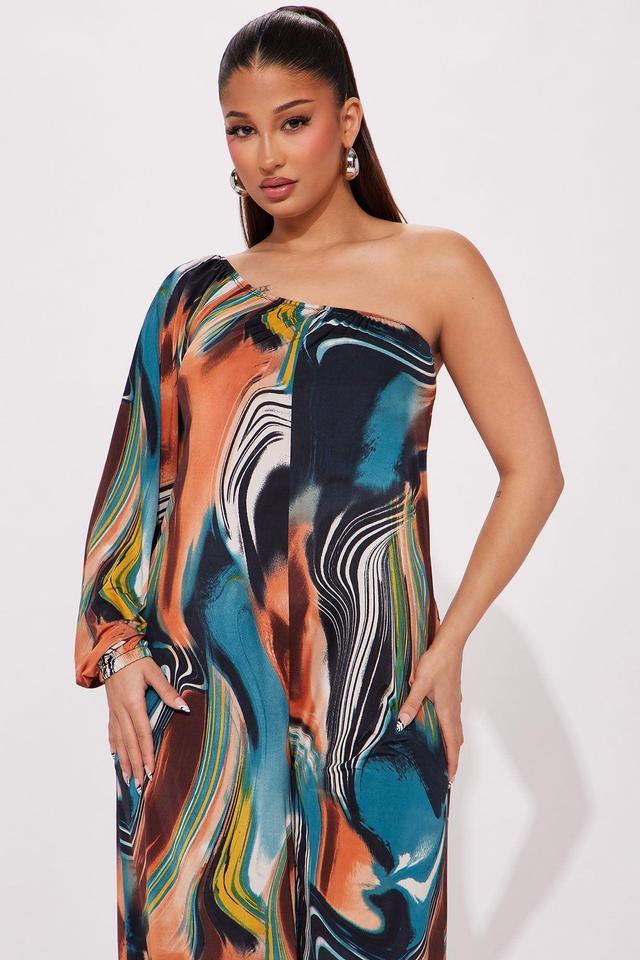 Art Of Love Jumpsuit - Black/Blue Product Image