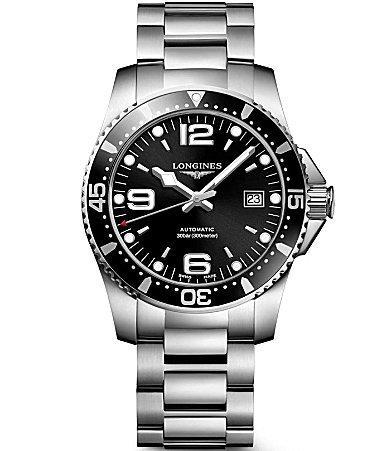 Mens HydroConquest 41MM Stainless Steel Bracelet Watch Product Image