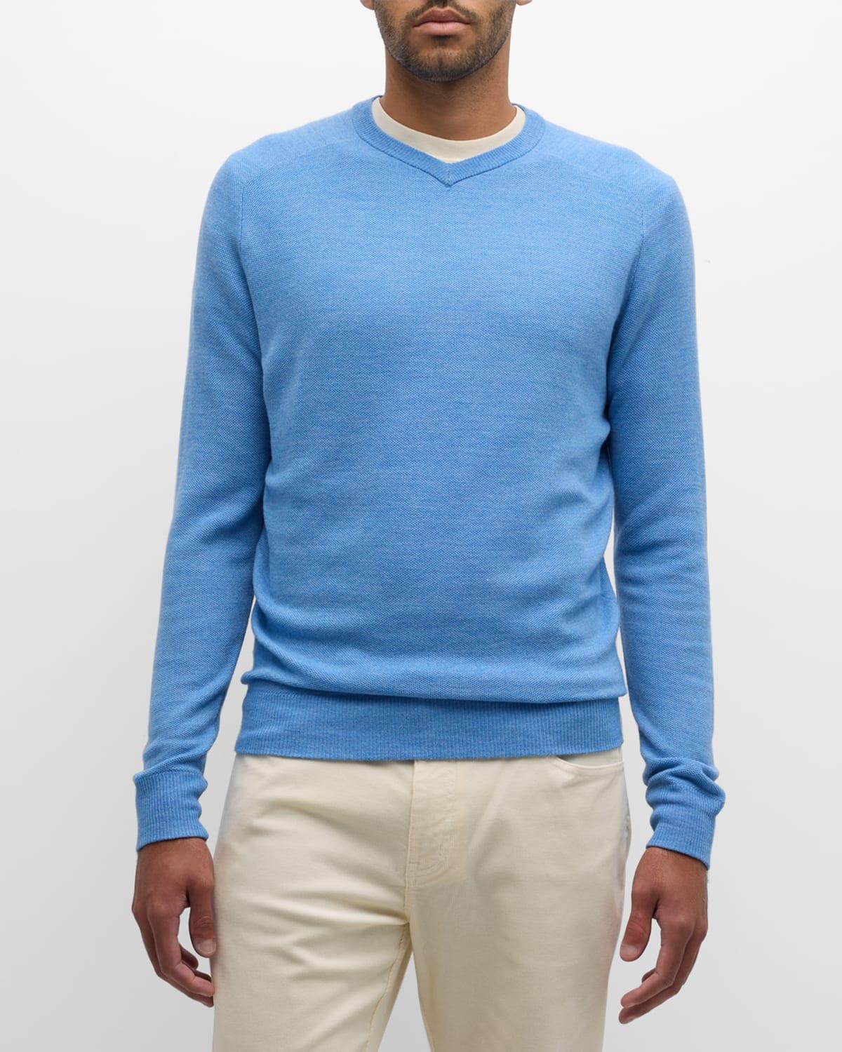 Mens Dover High V-Neck Sweater Product Image