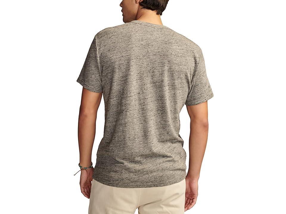 Lucky Brand Mens Linen Short Sleeve Pocket Crew Neck Tee Shirt Product Image