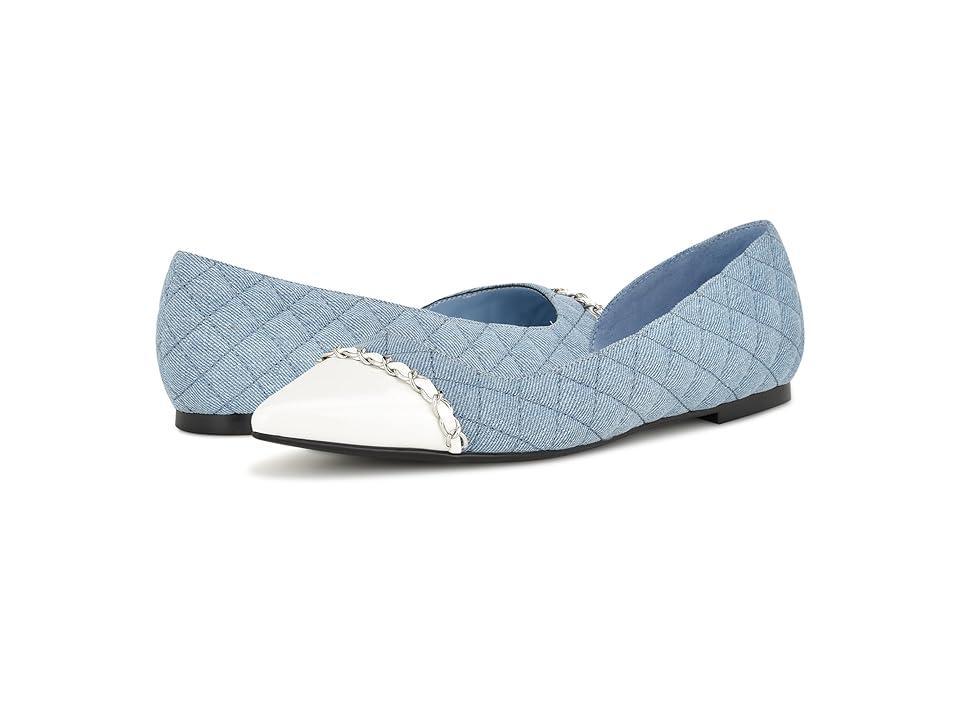 Nine West Breza (Light Denim Multi) Women's Flat Shoes Product Image