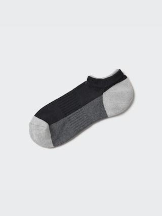 Mens Short Socks Colorblock Black US8-US11 UNIQLO US Product Image