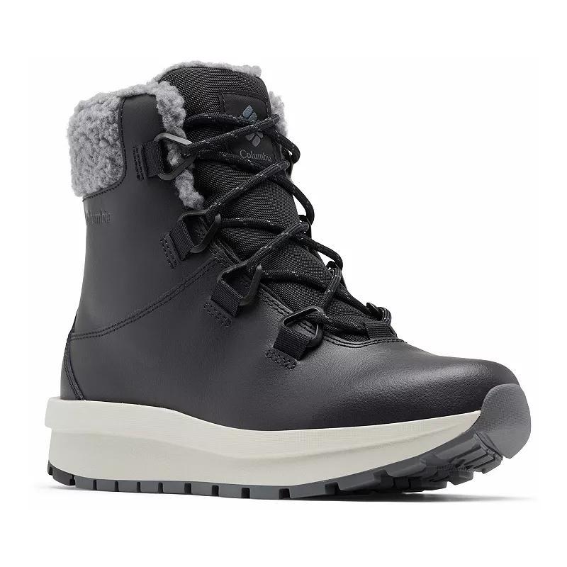 Columbia Moritza Womens Winter Boots Black Grey Product Image