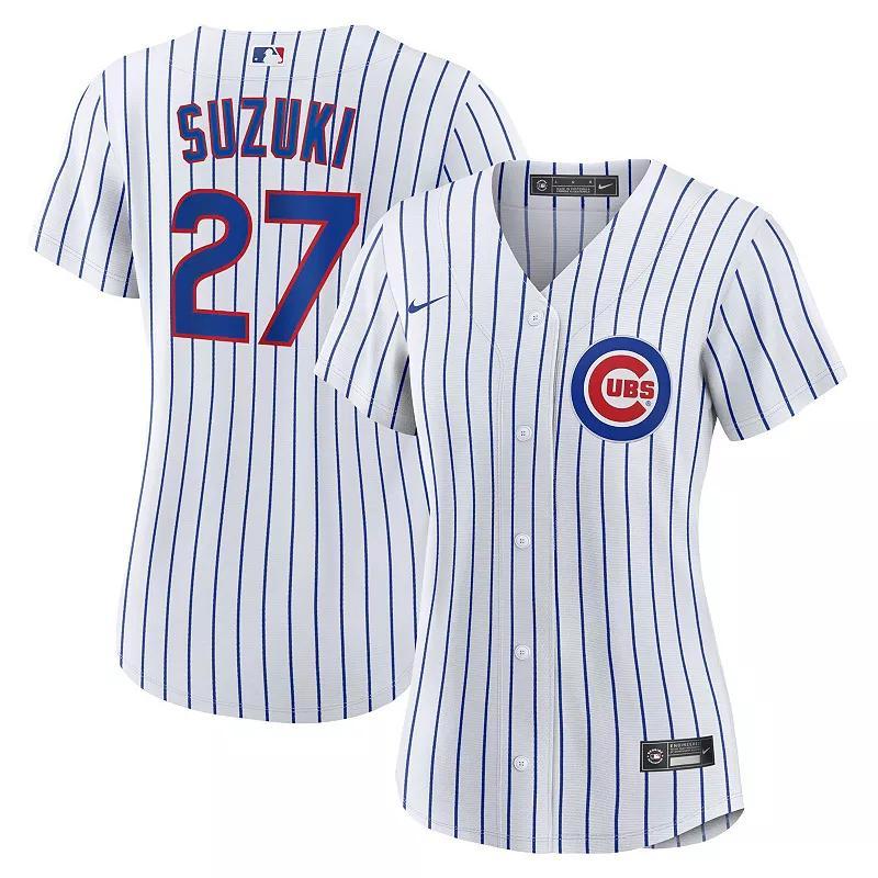 Womens Nike Seiya Suzuki Chicago Cubs Home Replica Jersey Product Image