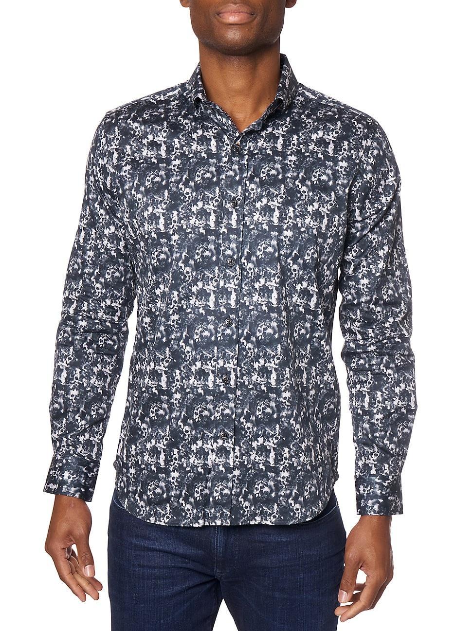 Robert Graham Hawking Long Sleeve Woven Shirt Men's Clothing Product Image