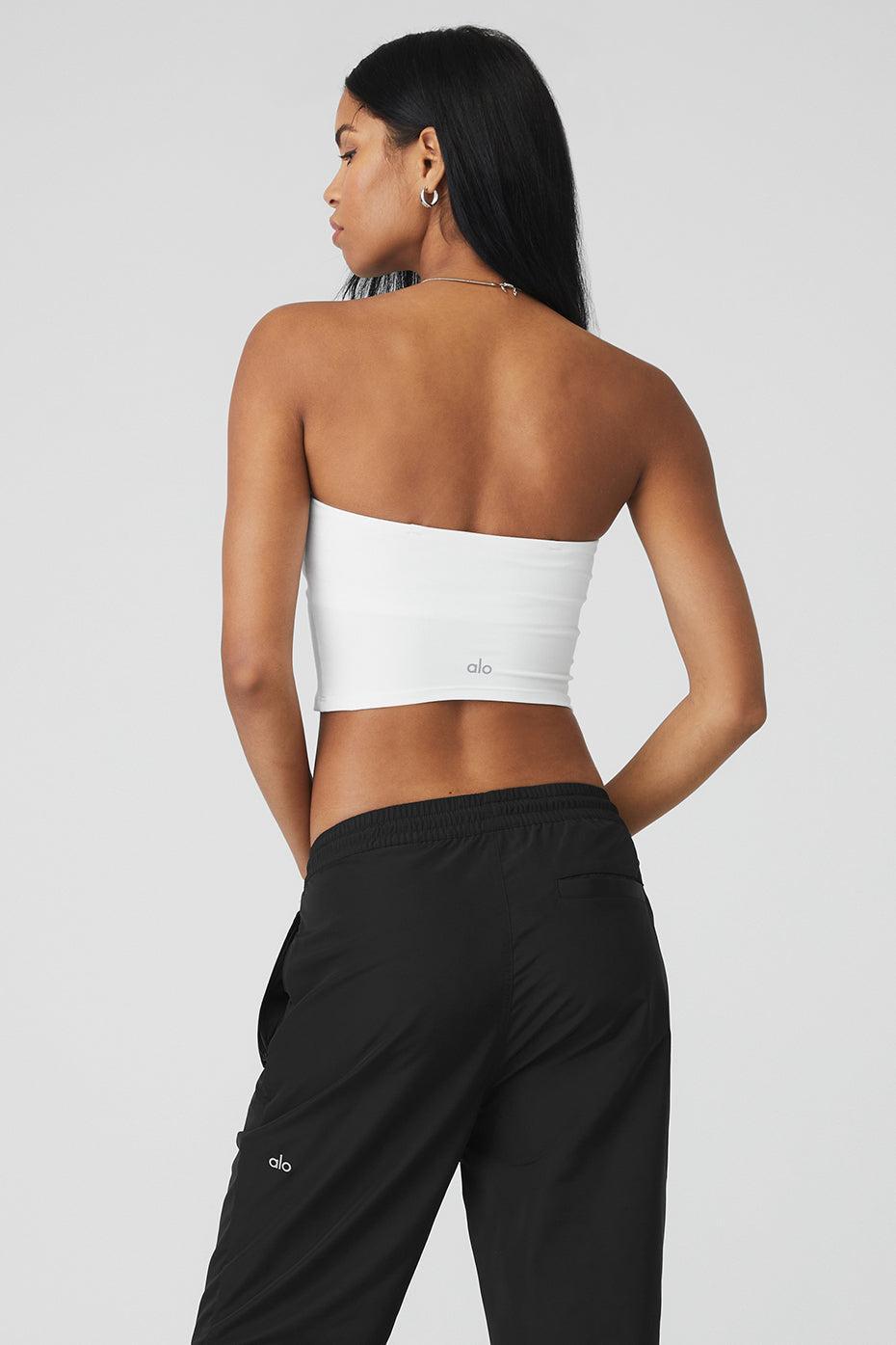 Alosoft Convertible Sunkissed Bandeau - White Female Product Image