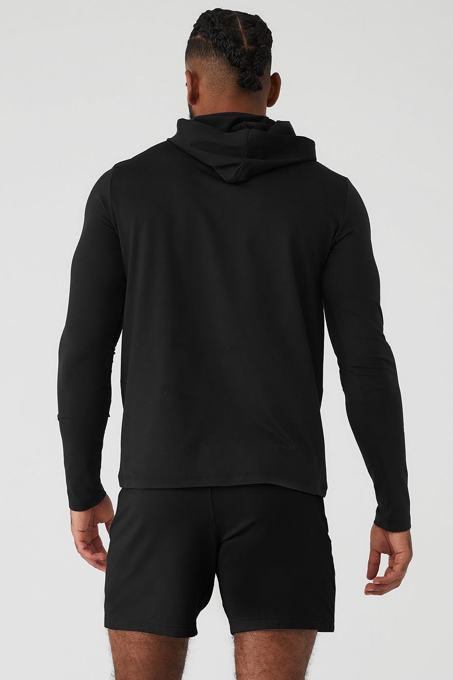 Conquer Reform Long Sleeve With Hood - Black Male Product Image