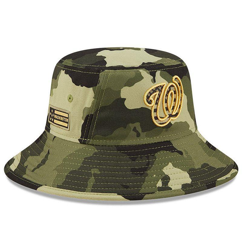 Mens New Era Camo Washington Nationals 2022 Armed Forces Day Bucket Hat Product Image