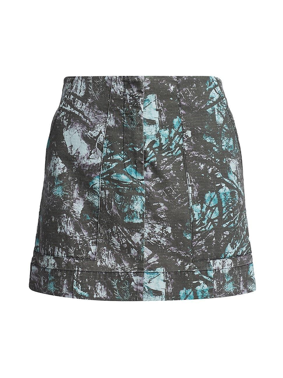 Womens Ripstop Printed Miniskirt Product Image