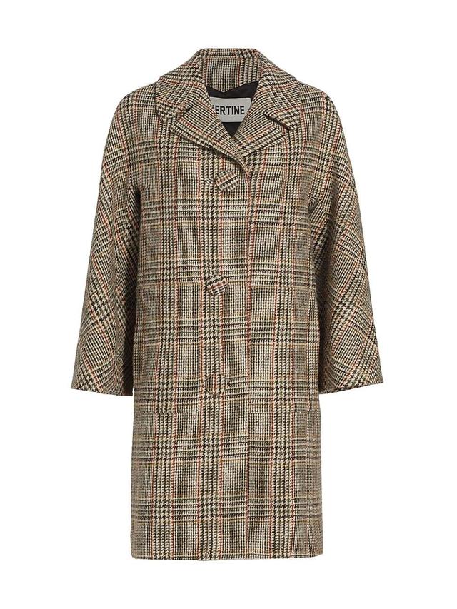 Womens Starlight Glen Plaid Coat Product Image