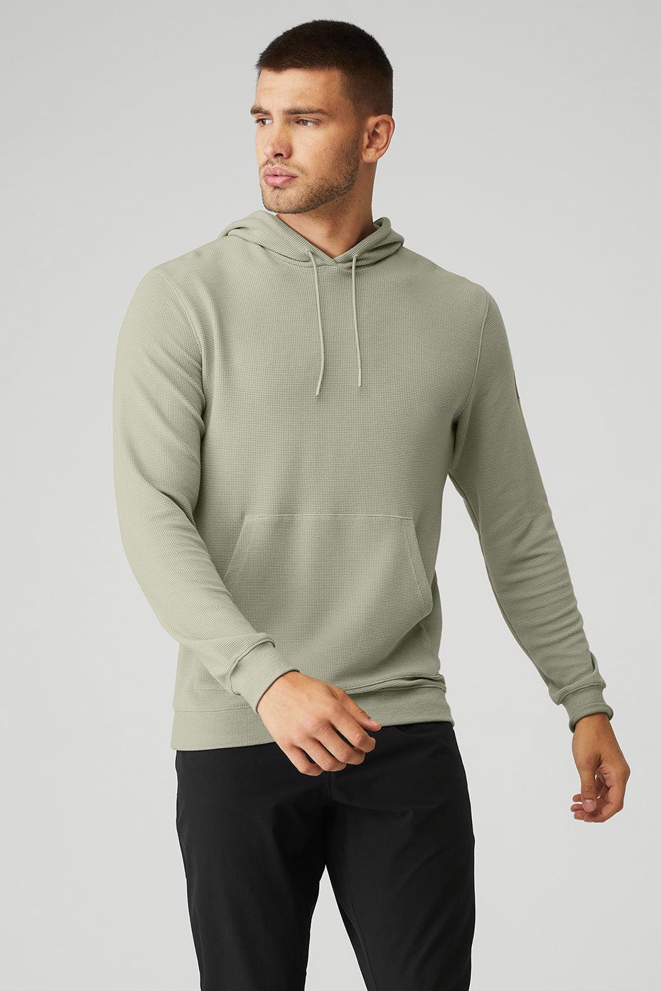 Micro Waffle Fast Break Hoodie - Limestone Male Product Image