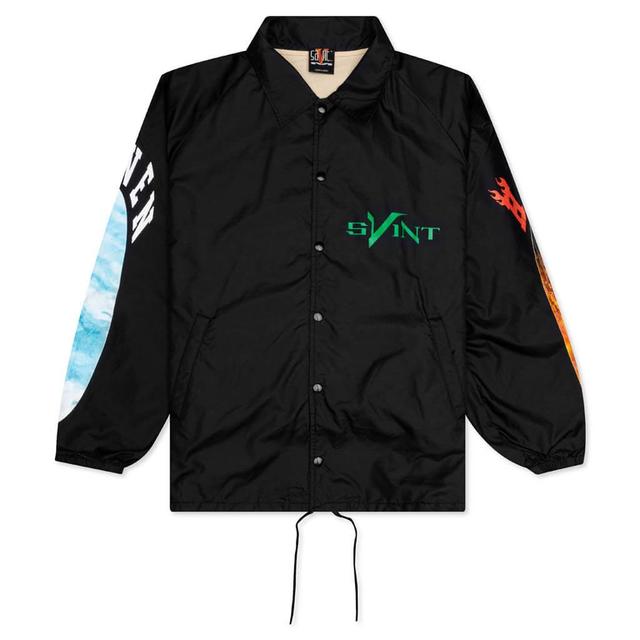 Saint Michael x Vlone Skull Coach Jacket - Black Male Product Image