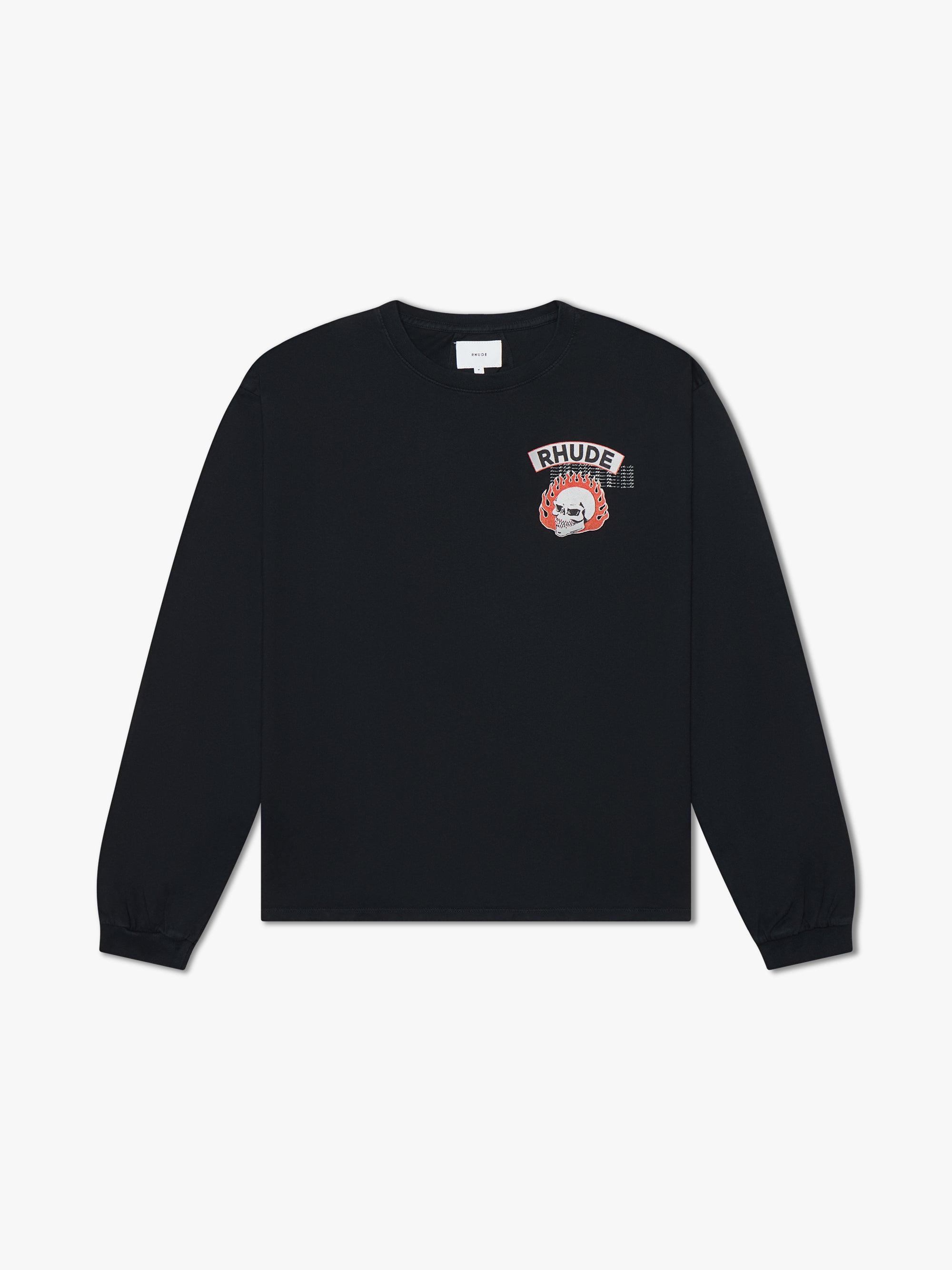 RHUDE 92 RALLY LS TEE Male Product Image