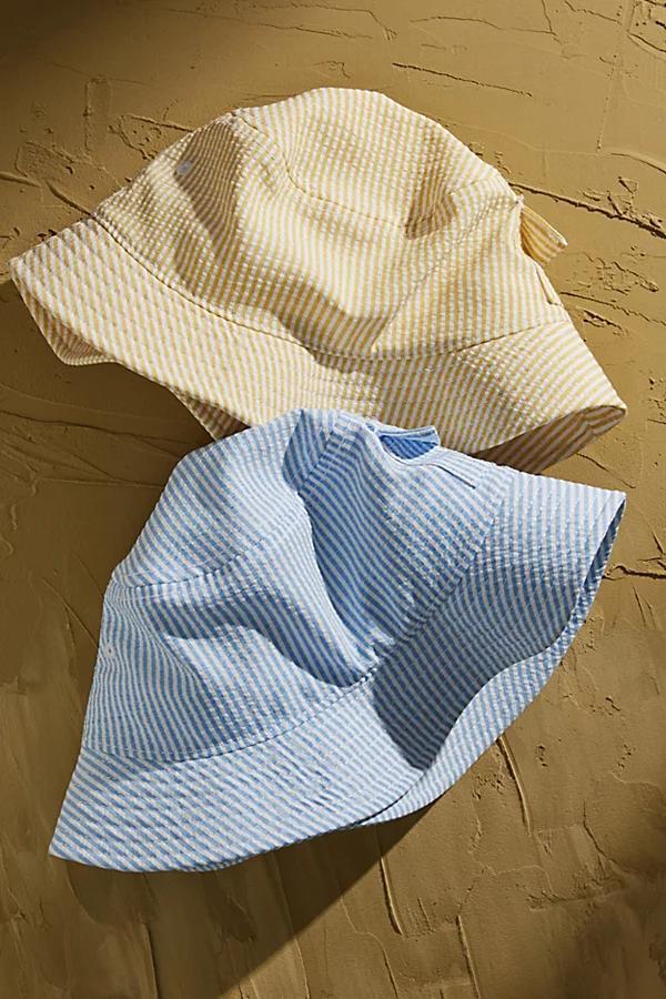 Seersucker Pocket Bucket Hat Mens at Urban Outfitters Product Image