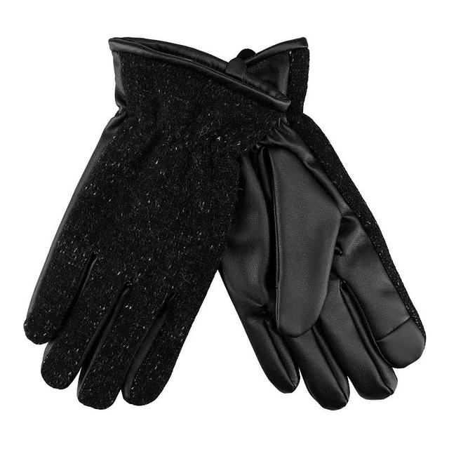 Mens Dockers Touchscreen Heathered Felt Winter Gloves Product Image