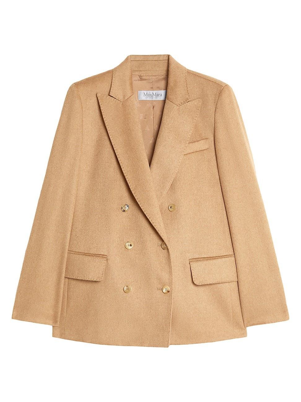 Womens Sumero Wool Double-Breasted Blazer Product Image