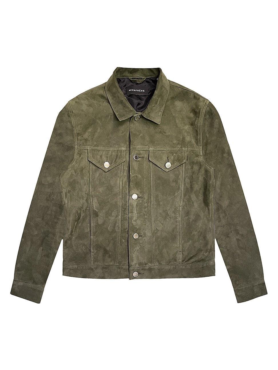 Mens Dean Suede Trucker Jacket Product Image