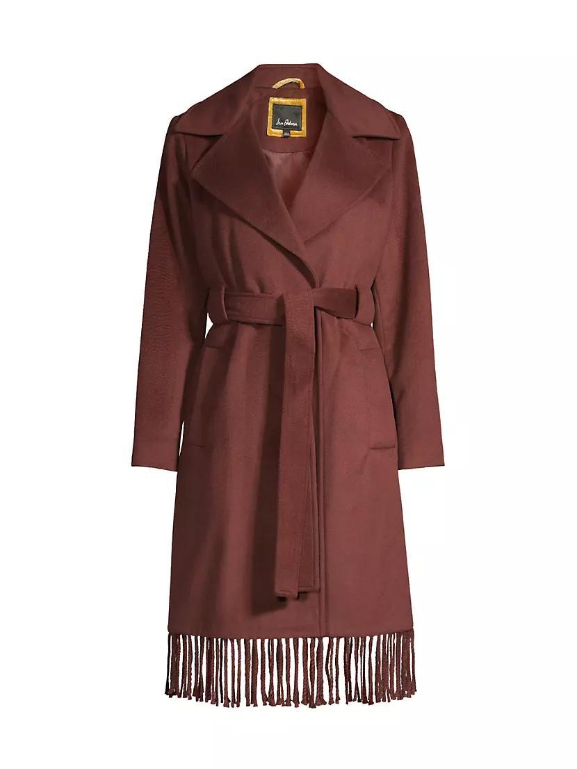 Fringe Wrap Coat Product Image