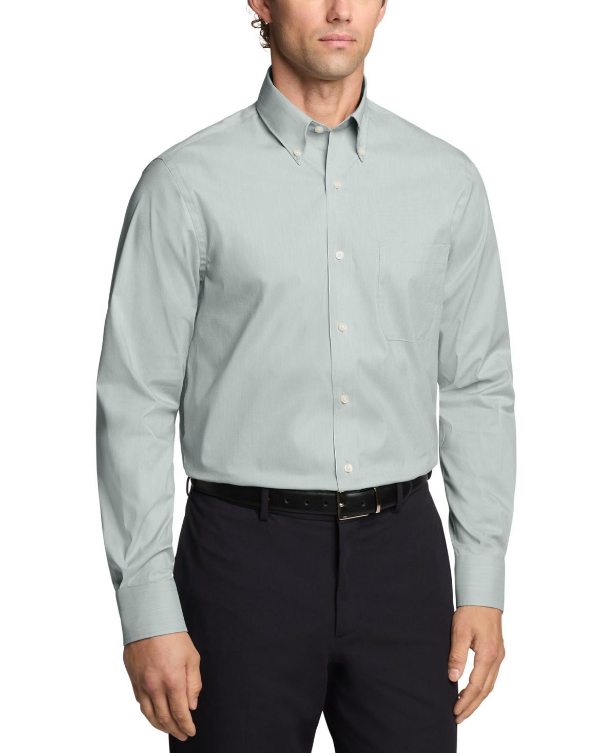 Tommy Hilfiger Mens Regular Fit Wrinkle Resistant Stretch Dress Shirt Product Image