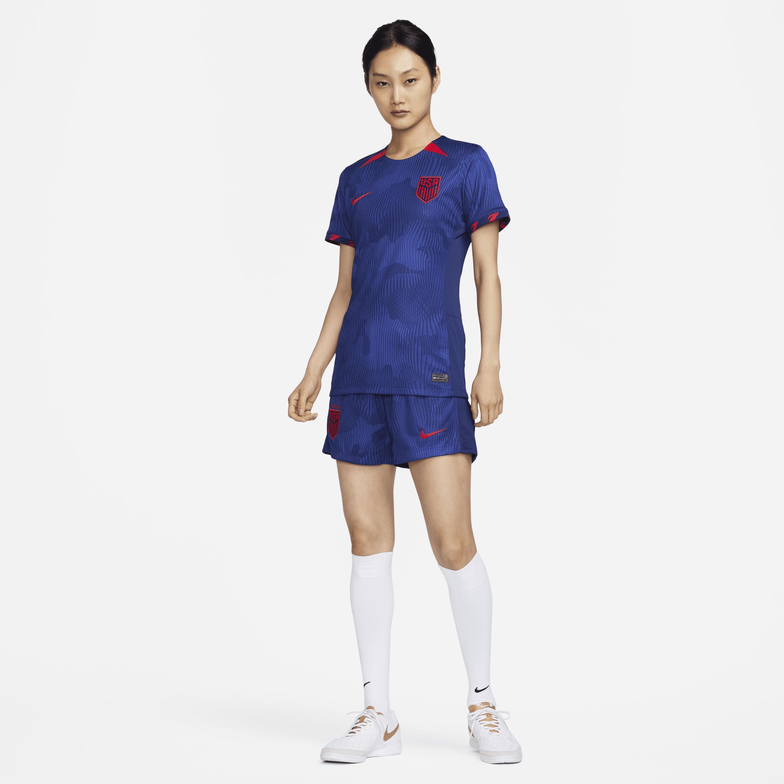 Womens Nike Blue Uswnt 2023 Away Stadium Shorts Product Image