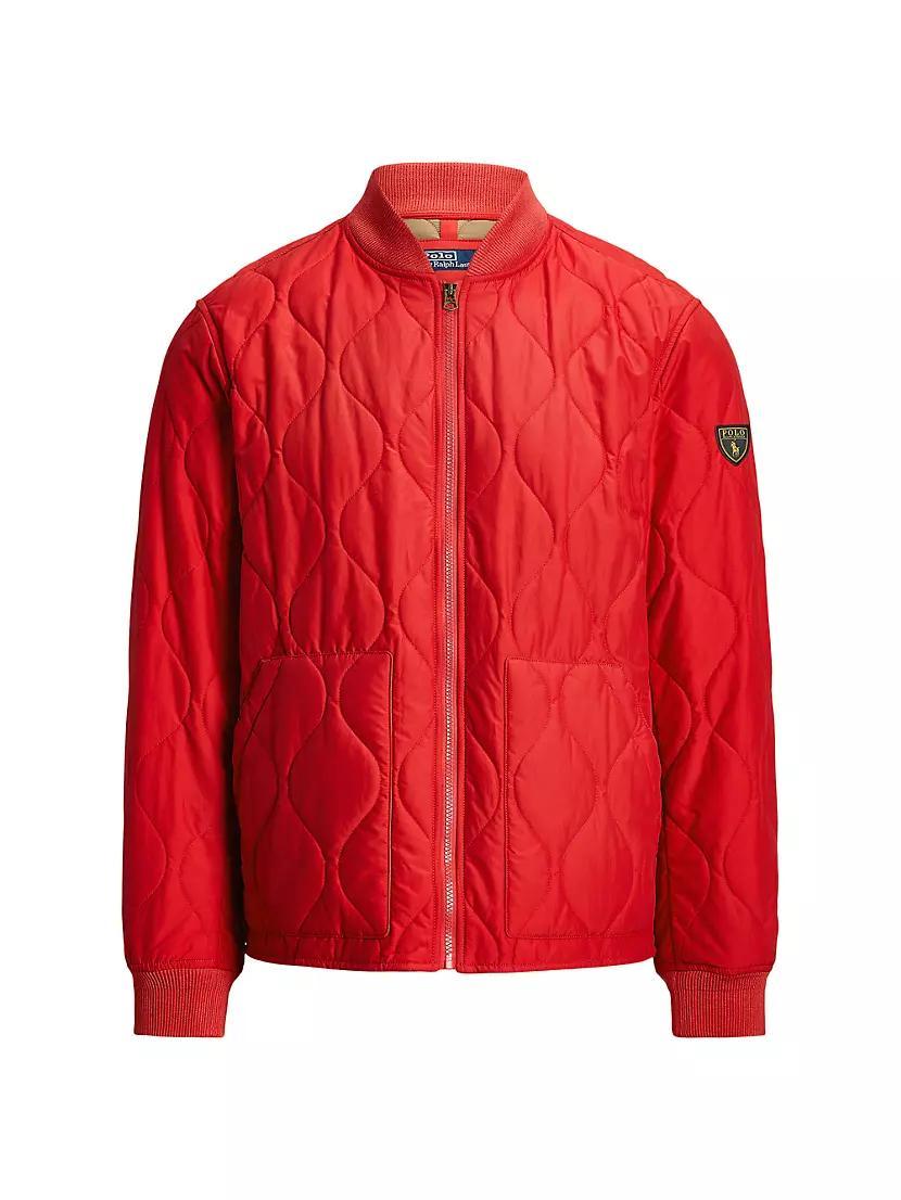 Quilted Bomber Jacket Product Image