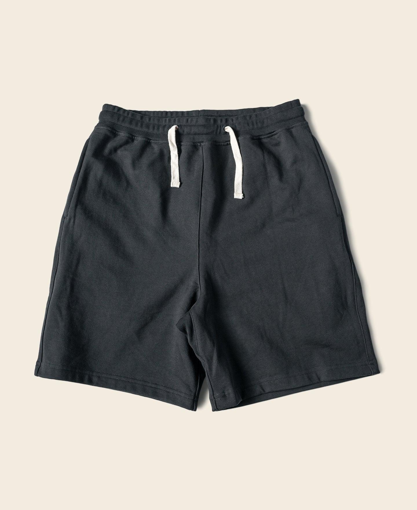 15 oz French Terry Sweat Shorts - Black Product Image