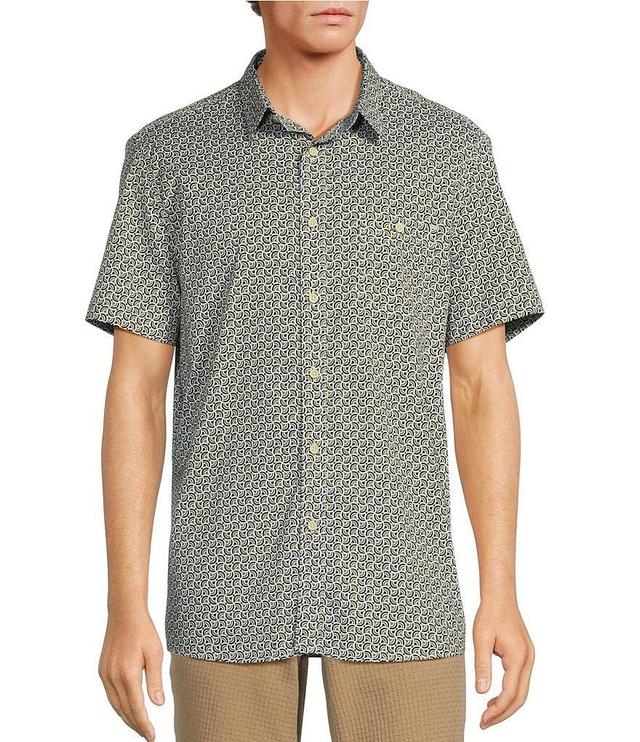 Rowm Short Sleeve Geometric Print Shirt Product Image