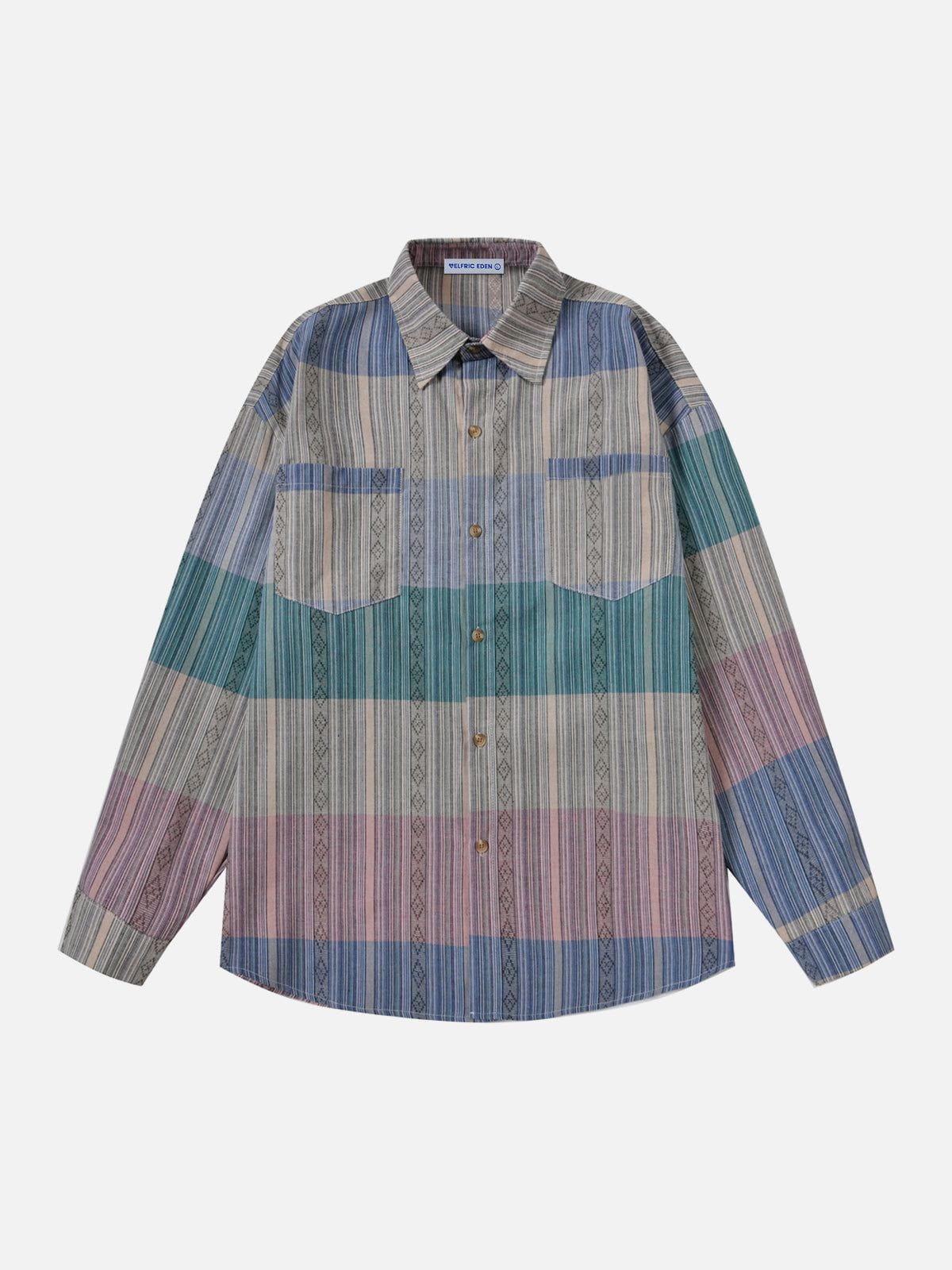 Aelfric Eden Multi Colorful Long Sleeve Shirt Product Image