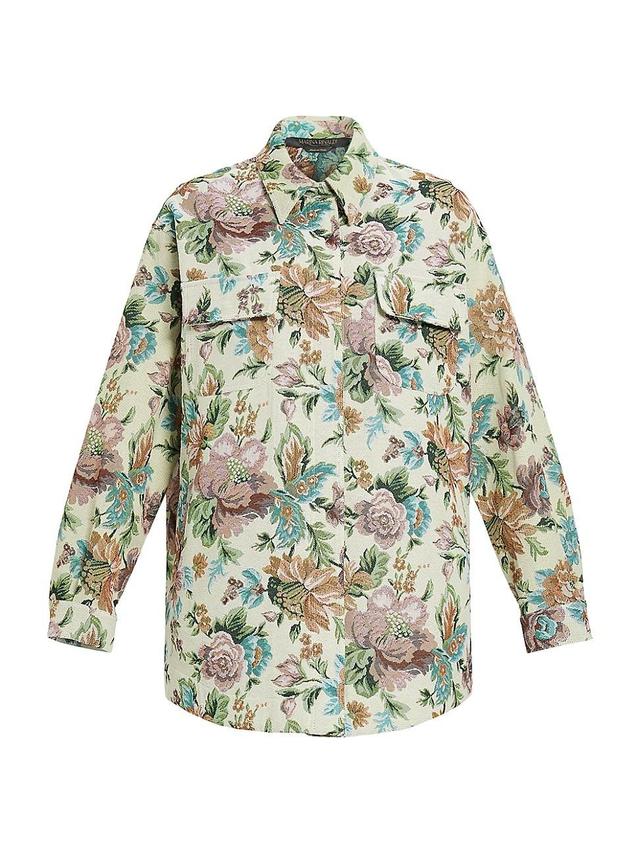 Womens Canapa Floral Jacquard Jacket Product Image