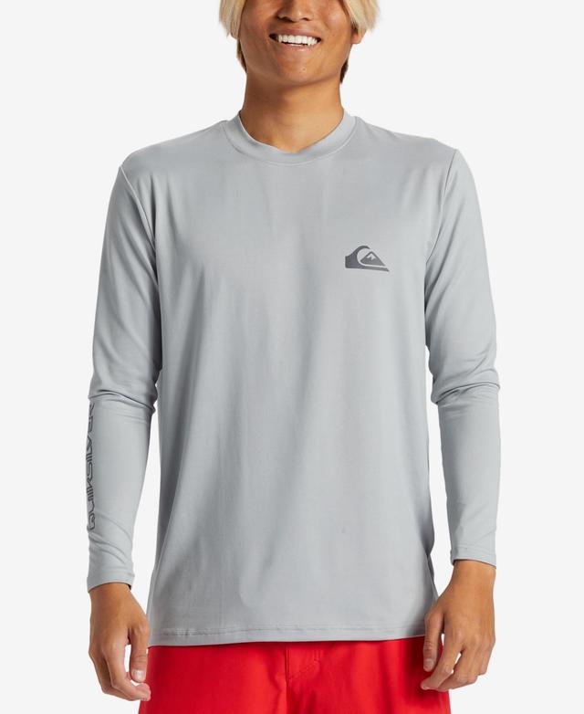 Quiksilver Everyday Surf Tee Long Sleeve (Quarry) Men's Swimwear Product Image