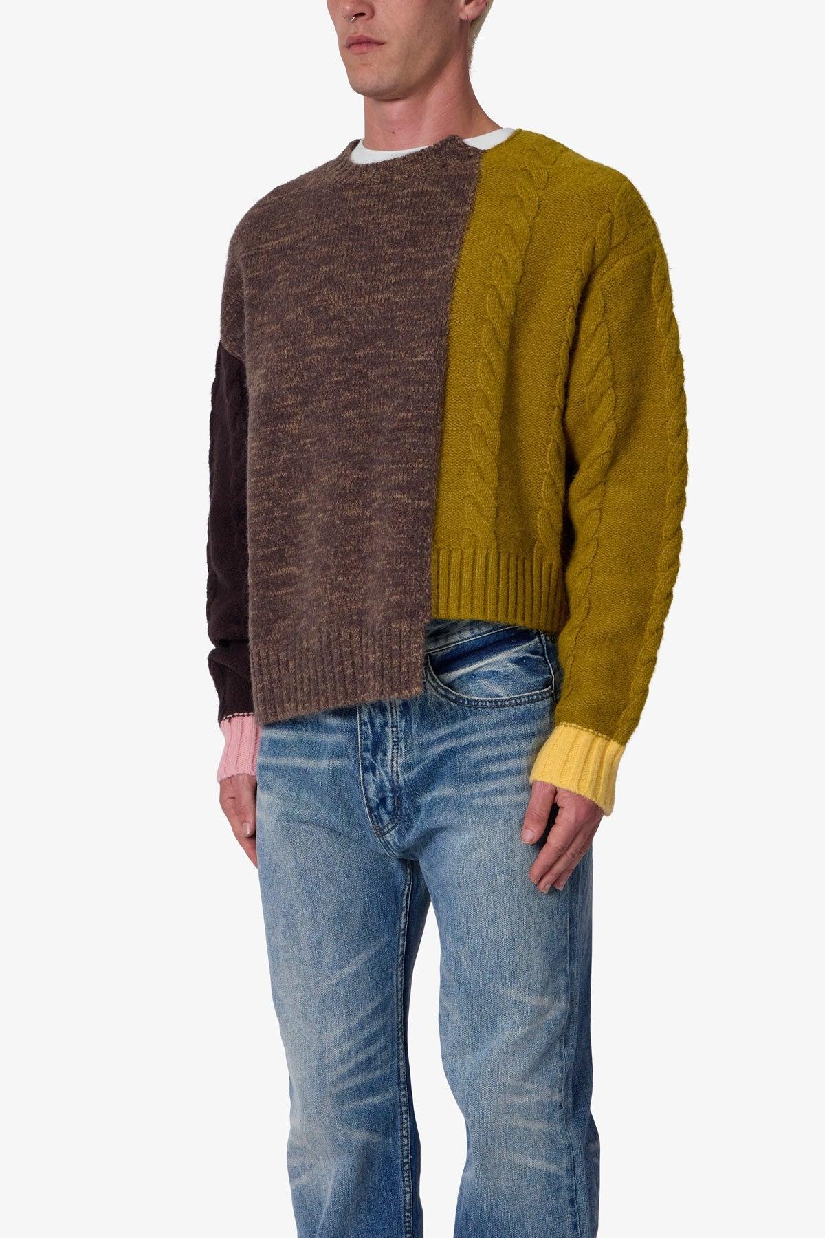 Mix Match Knitted Sweater - Multi Product Image