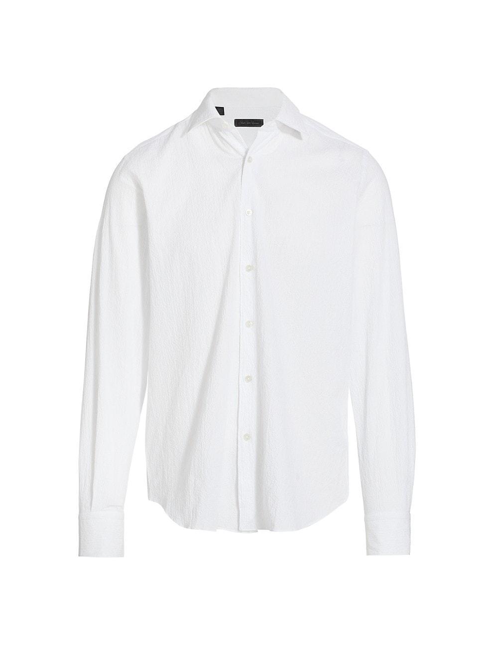 Mens COLLECTION Cotton Seersucker Shirt Product Image