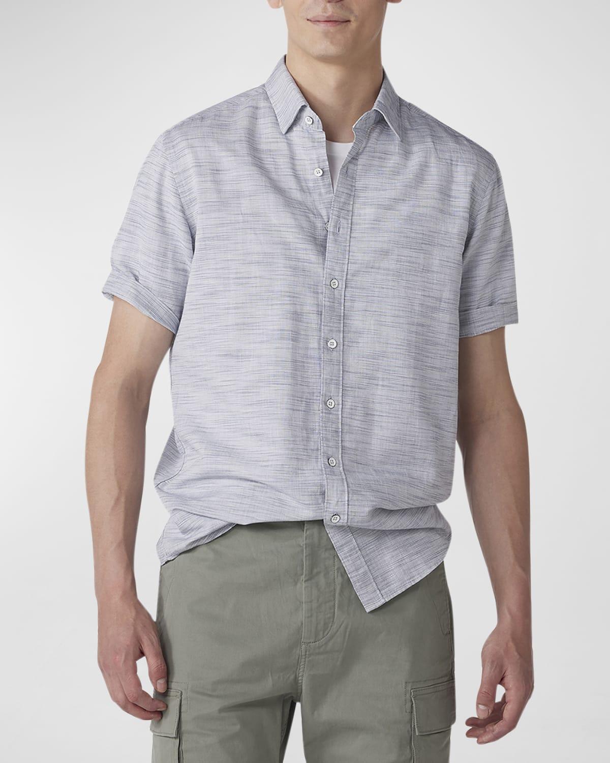 Mens Parklane Cotton-Linen Sport Shirt Product Image