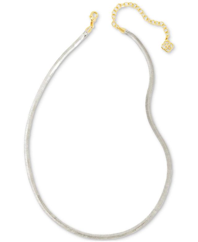 Kendra Scott Rhodium-Plated & 14k Gold-Plated Chain Necklace, 18 + 3 extender Product Image