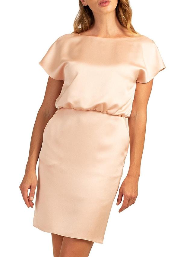 Womens Amuse Satin Cocktail Dress Product Image