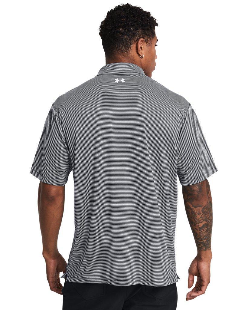 Men's UA Tee To Green Collegiate Bridge Stripe Polo Product Image