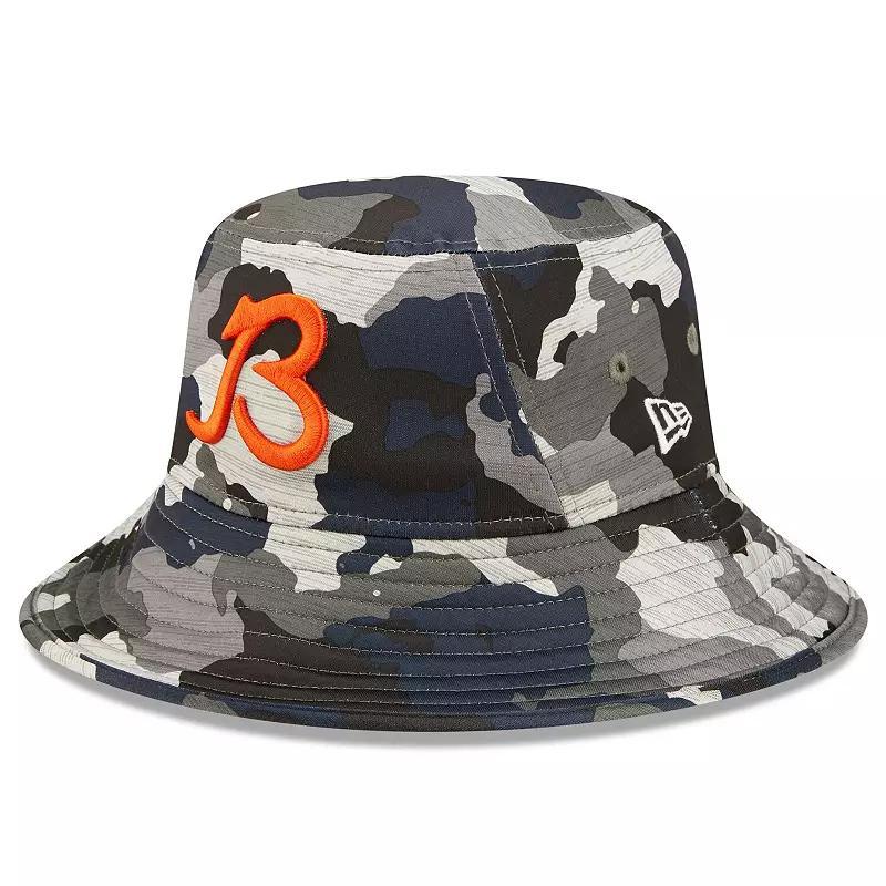 Mens New Era Camo Chicago Bears 2022 Nfl Training Camp Official Script Bucket Hat Product Image