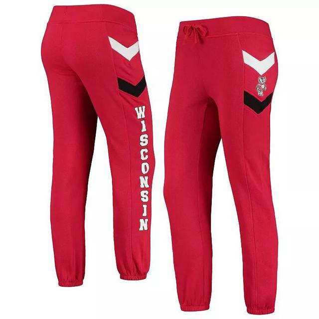 Womens Colosseum Wisconsin Badgers Kripke Chevron Jogger Pants Product Image