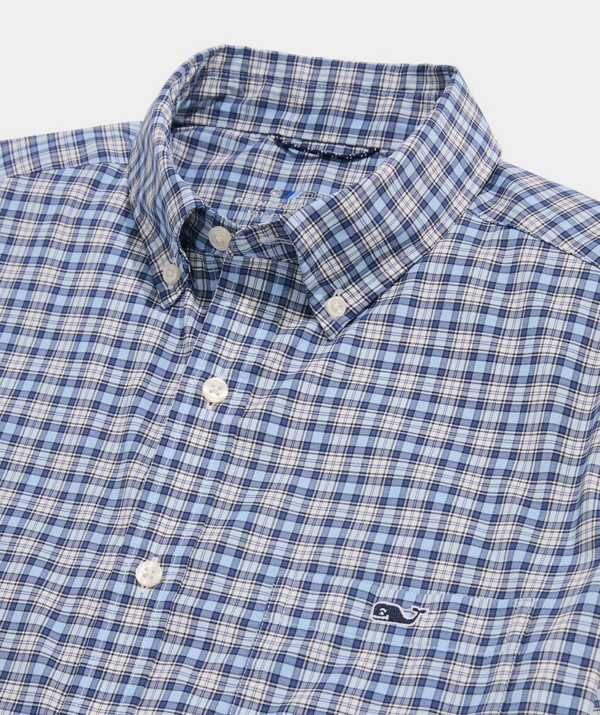 On-The-Go Nylon Plaid Shirt Product Image