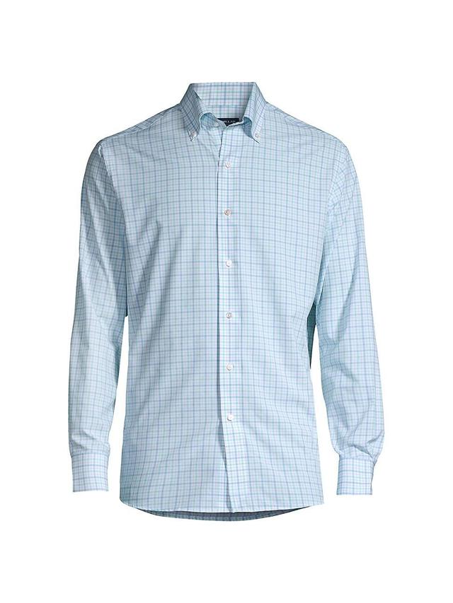 Mens Crown Crafted Rollins Performance Poplin Sport Shirt Product Image