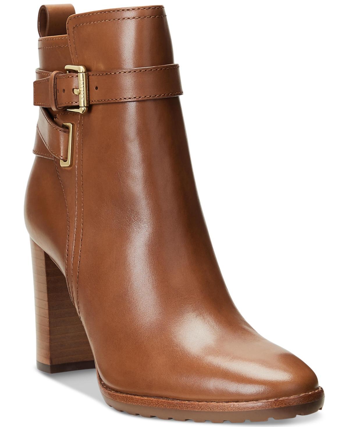 Lauren Ralph Lauren Madisyn Leather Booties Product Image