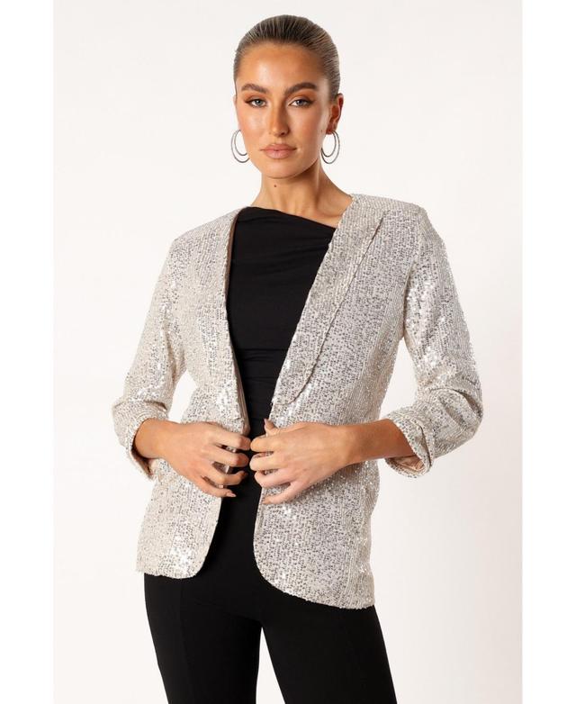 Womens Camille Sequin Blazer Product Image