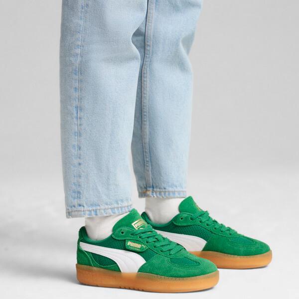 PUMA Palermo LaModa Vintage Women's Sneakers in Archive Green/Gum Product Image