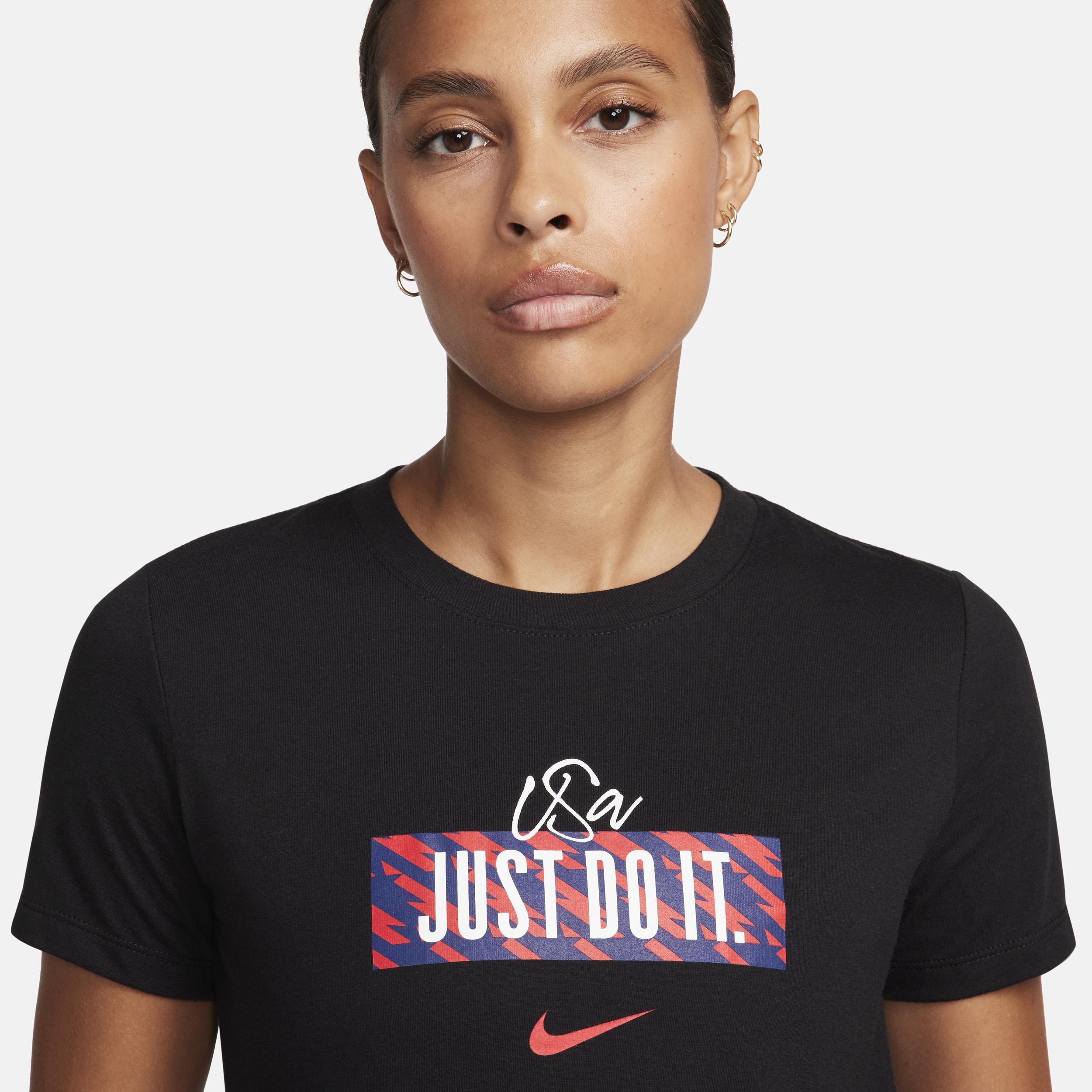 Womens Nike Black USMNT Verbiage T-Shirt Product Image