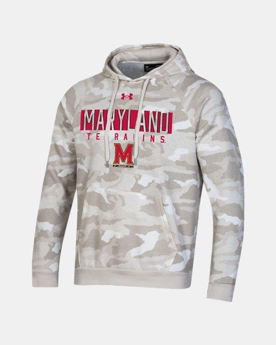 Mens UA Rival Fleece Camo Collegiate Hoodie Product Image