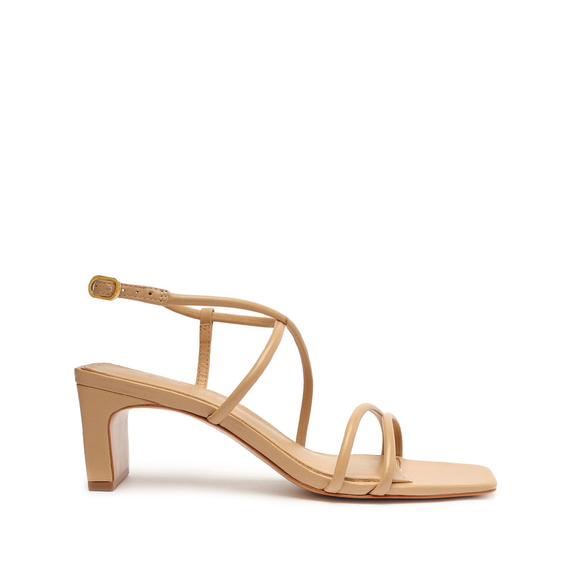 Schutz Aimee Block Sandal in Nude. - size 6.5 (also in 6, 7, 7.5, 8, 8.5, 9, 9.5, 10) Product Image