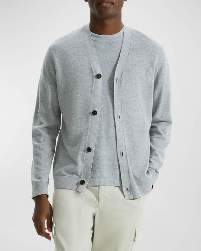 Mens Larus Linen-Blend Cardigan Product Image