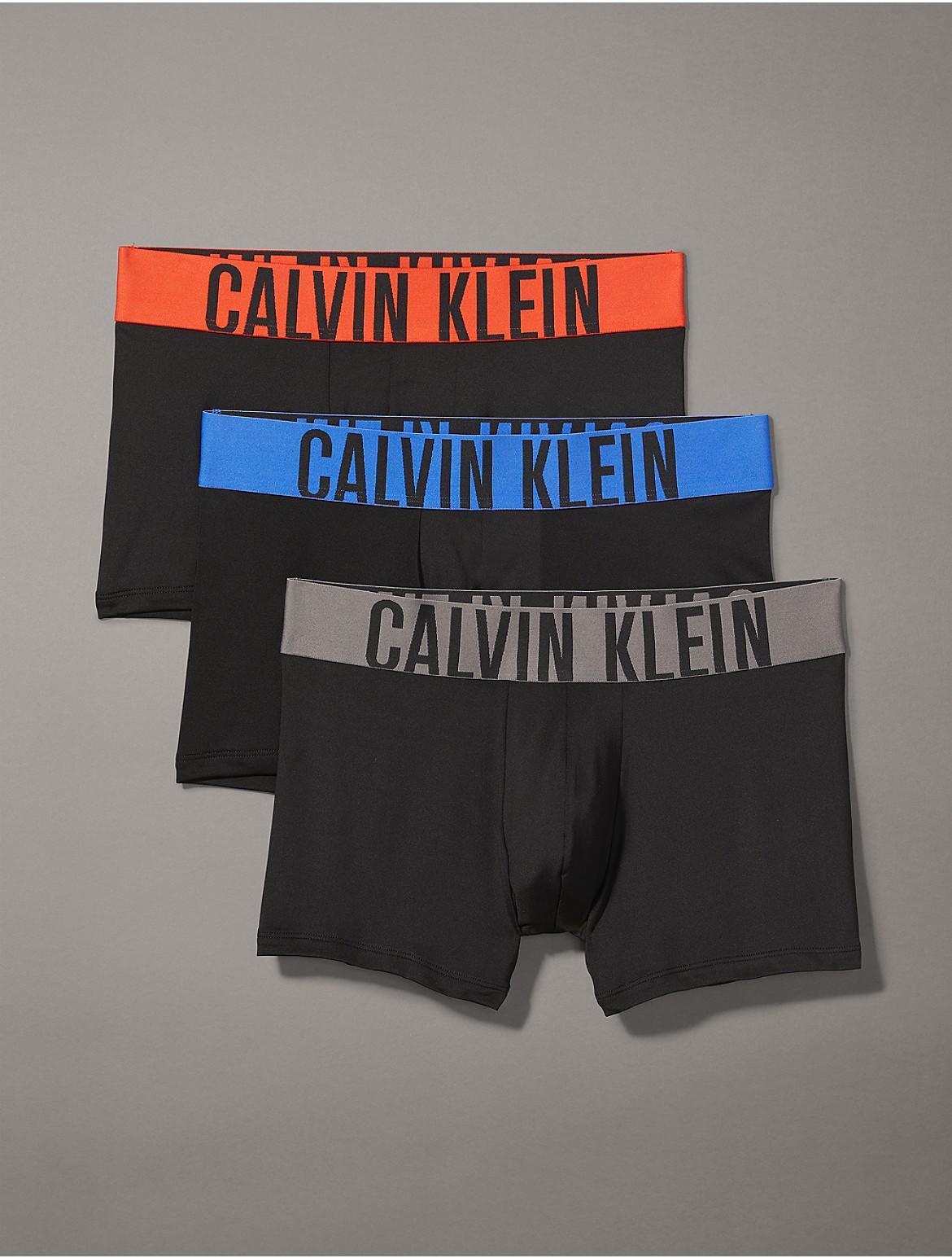 Calvin Klein Mens Intense Power Micro 3-Pack Low Rise Trunk - Multi - M Product Image