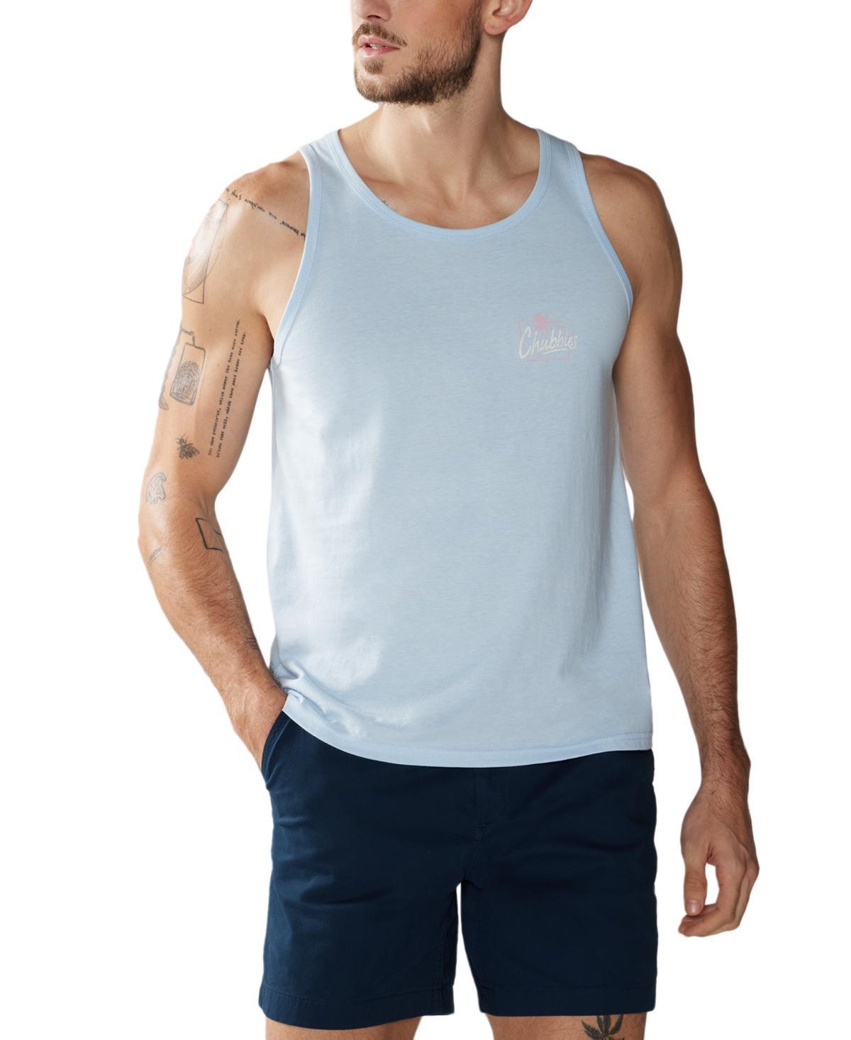 Chubbies Mens The Club Soto Logo Graphic Tank - Light product image